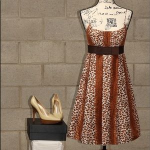 Animal print dress